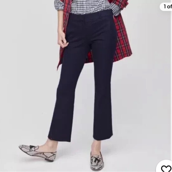 J Crew Teddie kick crop - Picture 1 of 6